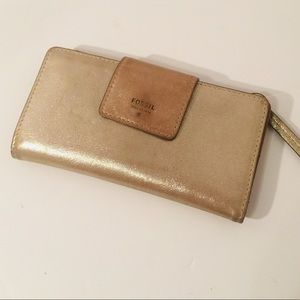 Fossil Wallet Glittery Folder Wallet